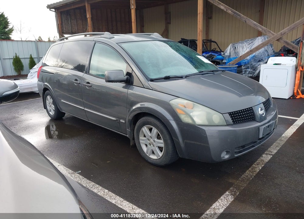 2006 NISSAN QUEST 3.5 SL VIN: 5N1BV28U26N100038
