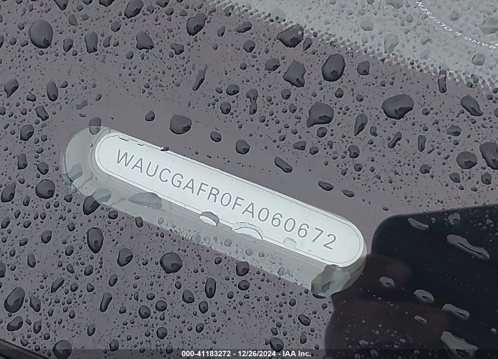 2015 AUDI S5 VIN: WAUCGAFR0FA060672
