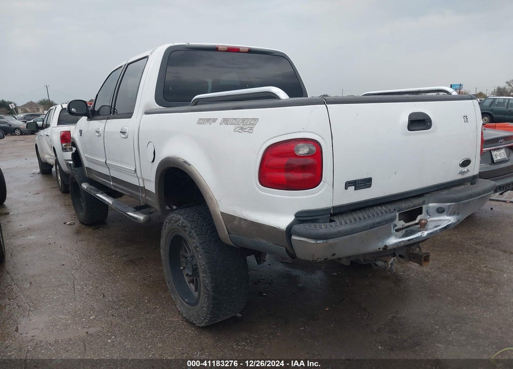 2001 FORD F-150 SUPERCREW KING RANCH/LARIAT/XLT VIN: 1FTRW08L01KC03044
