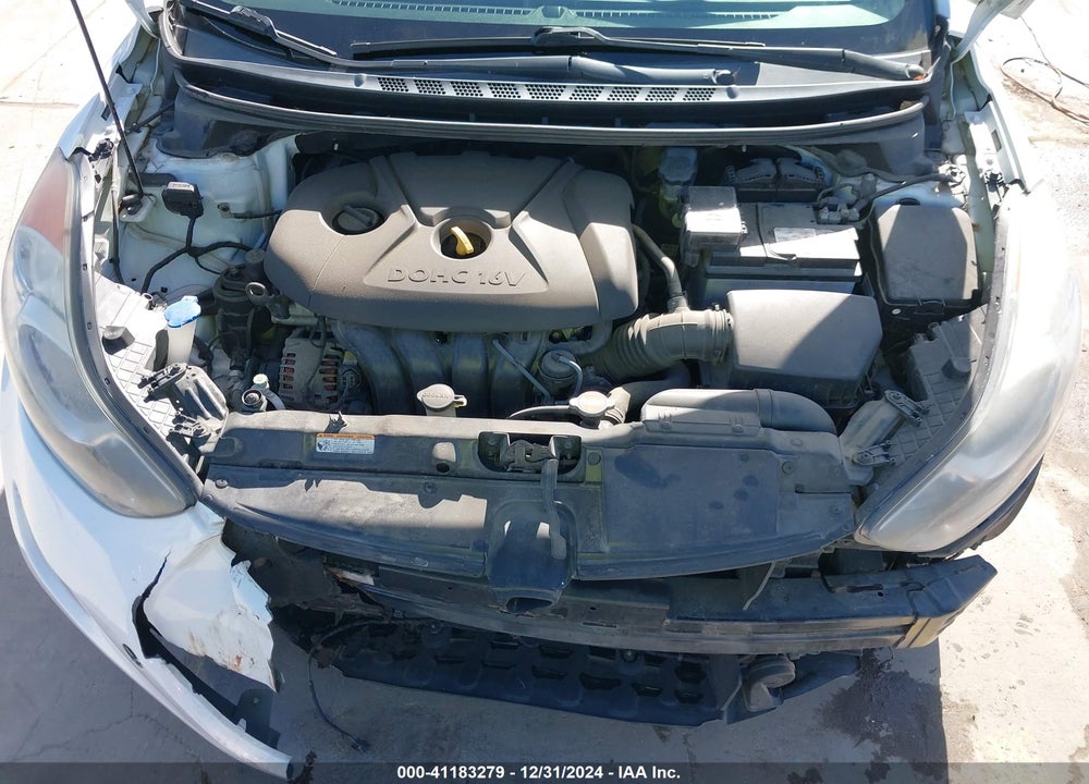 2013 HYUNDAI ELANTRA VIN: 5NPDH4AE9DH166599
