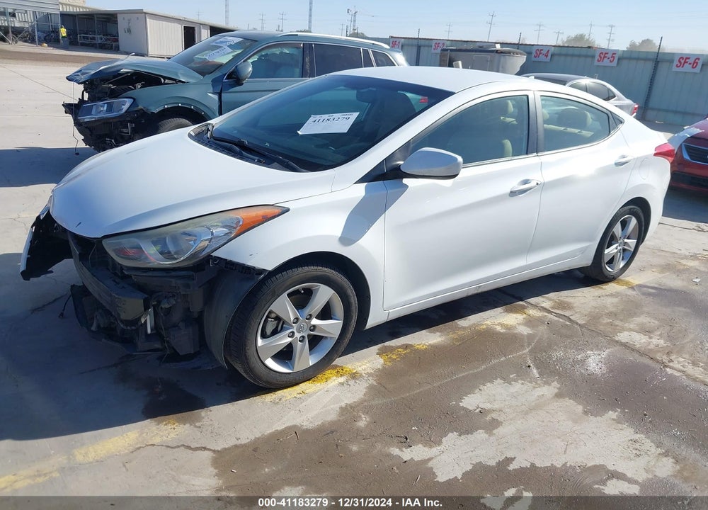2013 HYUNDAI ELANTRA VIN: 5NPDH4AE9DH166599