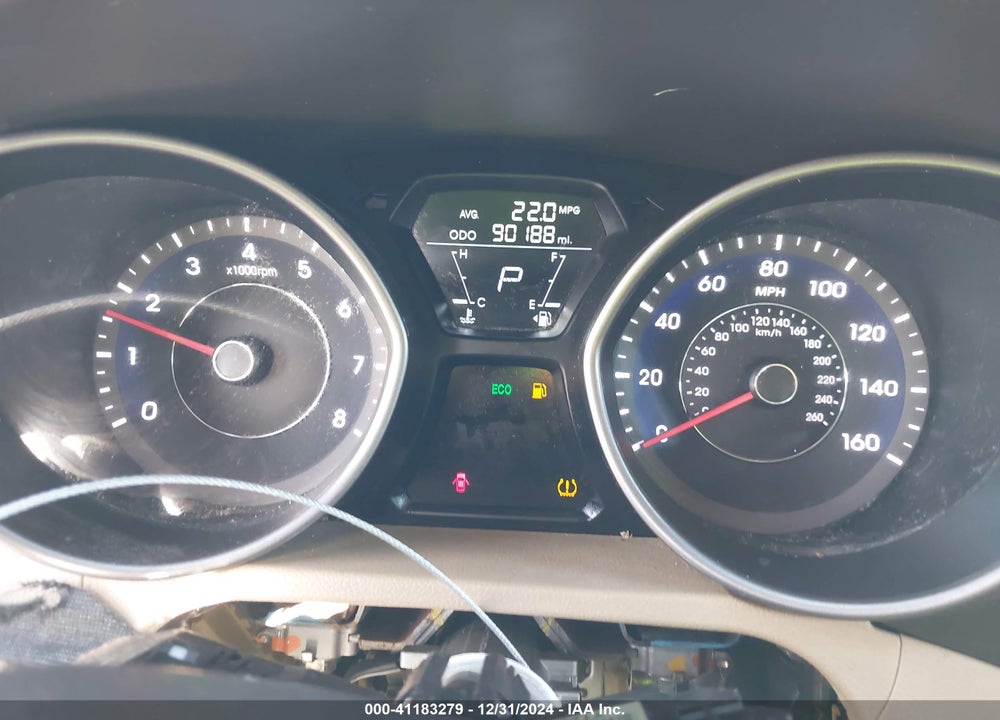 2013 HYUNDAI ELANTRA VIN: 5NPDH4AE9DH166599