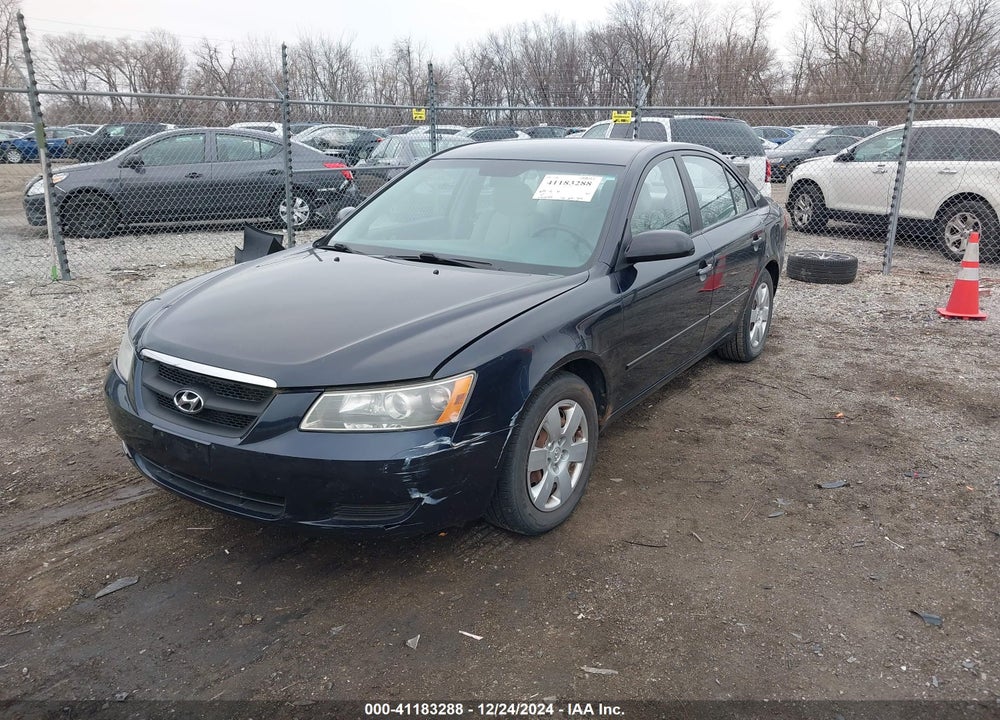 2008 HYUNDAI SONATA GLS VIN: 5NPET46C88H383996