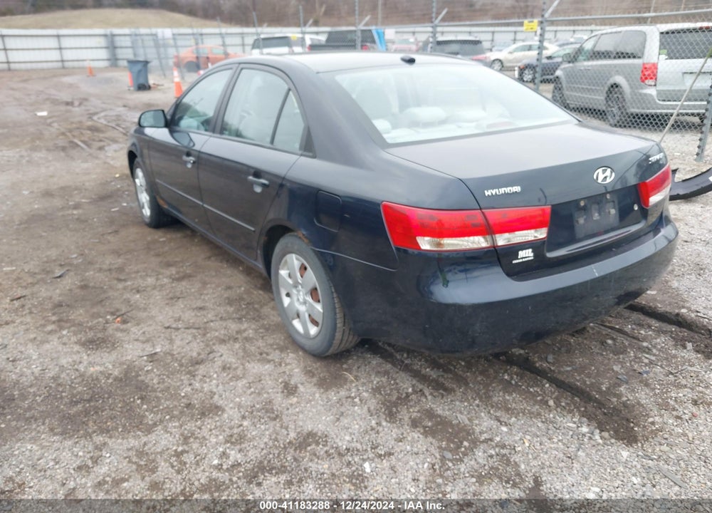 2008 HYUNDAI SONATA GLS VIN: 5NPET46C88H383996