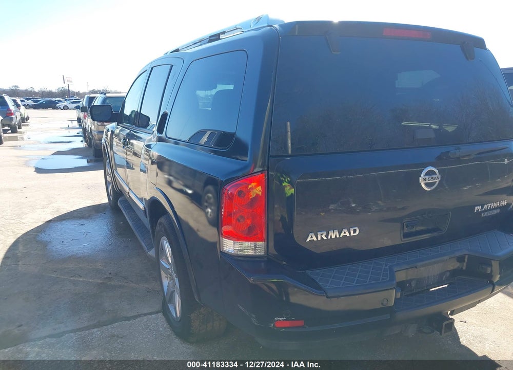 2012 NISSAN ARMADA PLATINUM VIN: 5N1BA0NF8CN617121