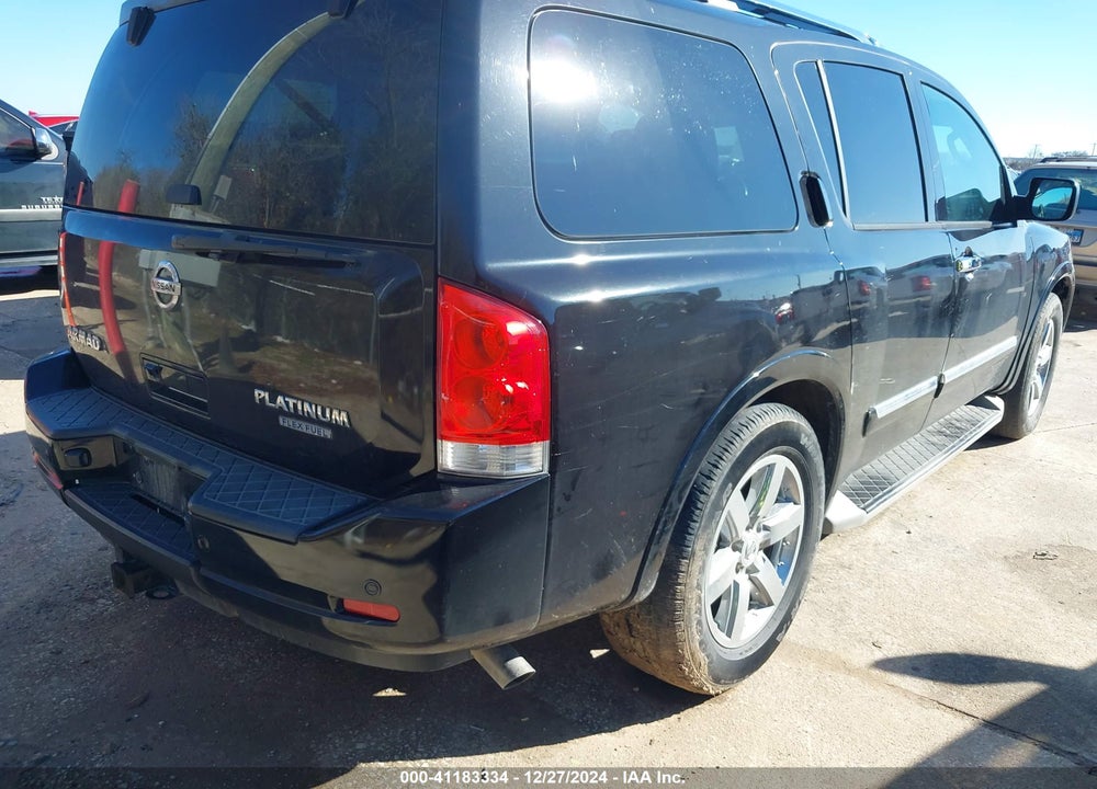 2012 NISSAN ARMADA PLATINUM VIN: 5N1BA0NF8CN617121