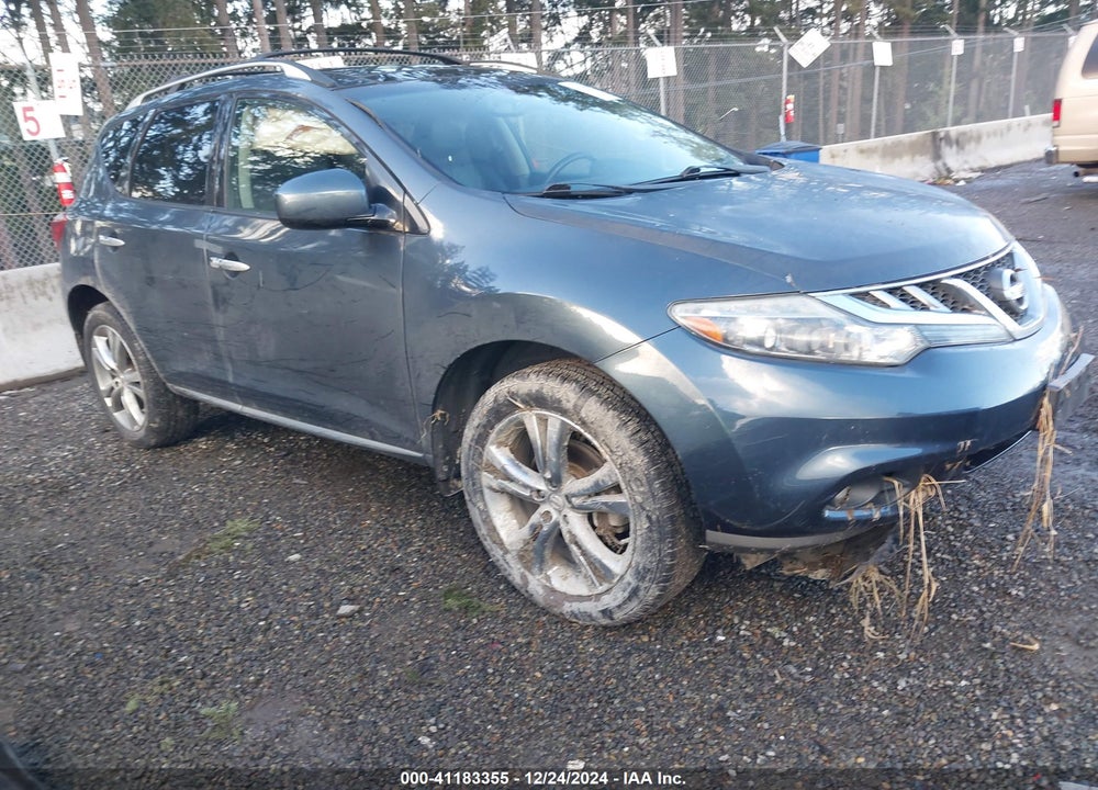 2011 NISSAN MURANO LE VIN: JN8AZ1MW3BW170968