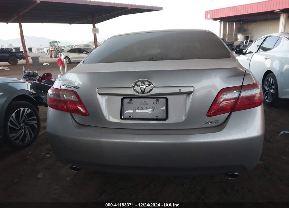 2007 TOYOTA CAMRY XLE V6 VIN: 4T1BK46K87U559507