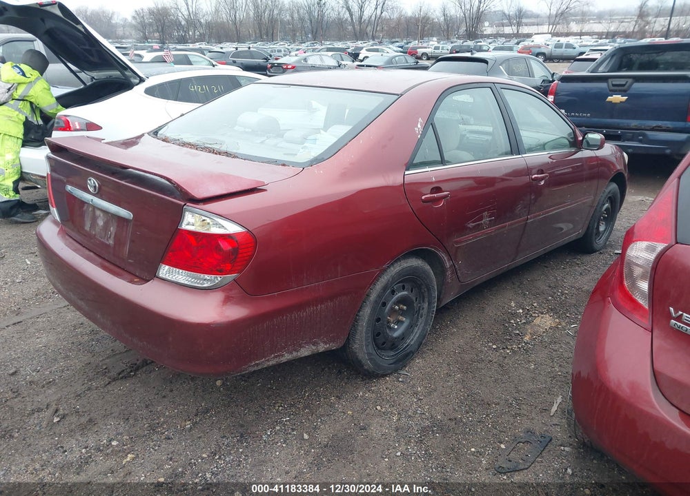 2006 TOYOTA CAMRY LE VIN: 4T1BE32K26U104920