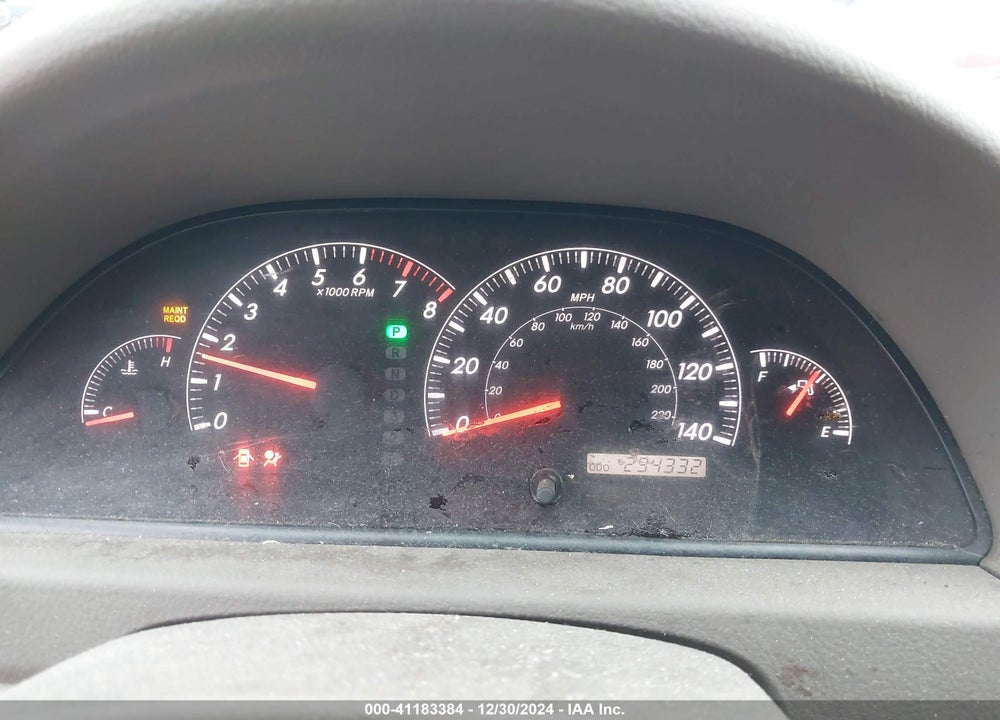 2006 TOYOTA CAMRY LE VIN: 4T1BE32K26U104920