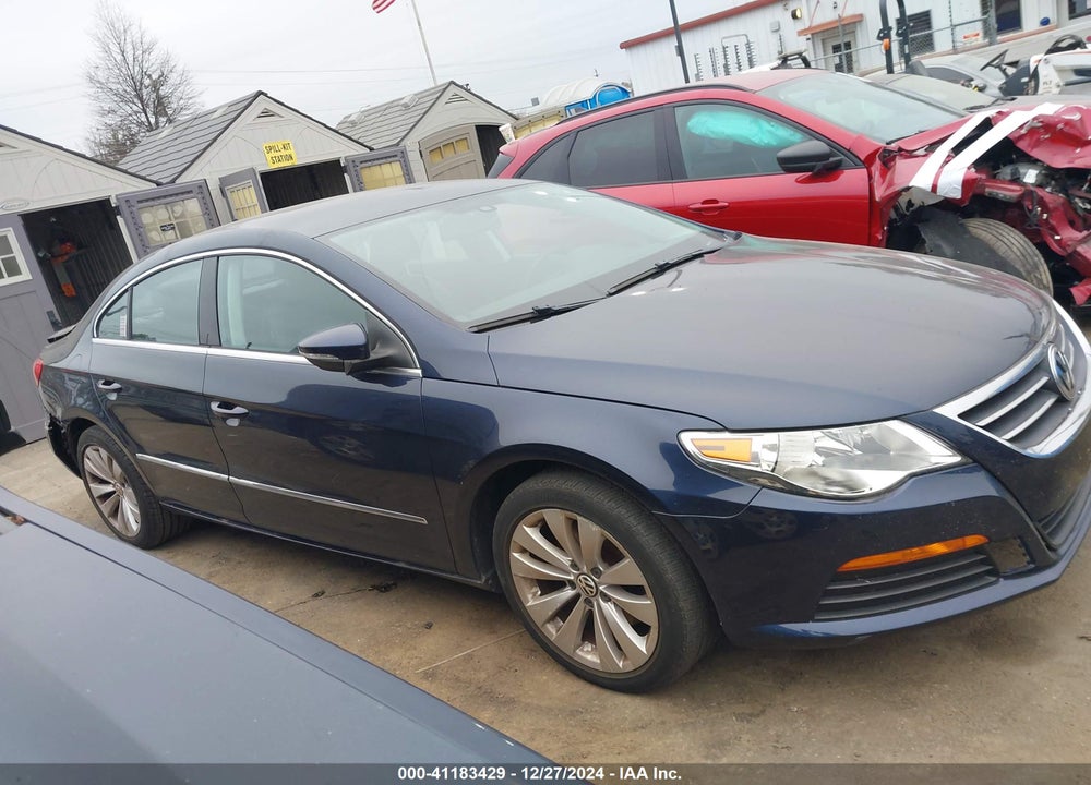2012 VOLKSWAGEN CC SPORT VIN: WVWMN7AN5CE516240
