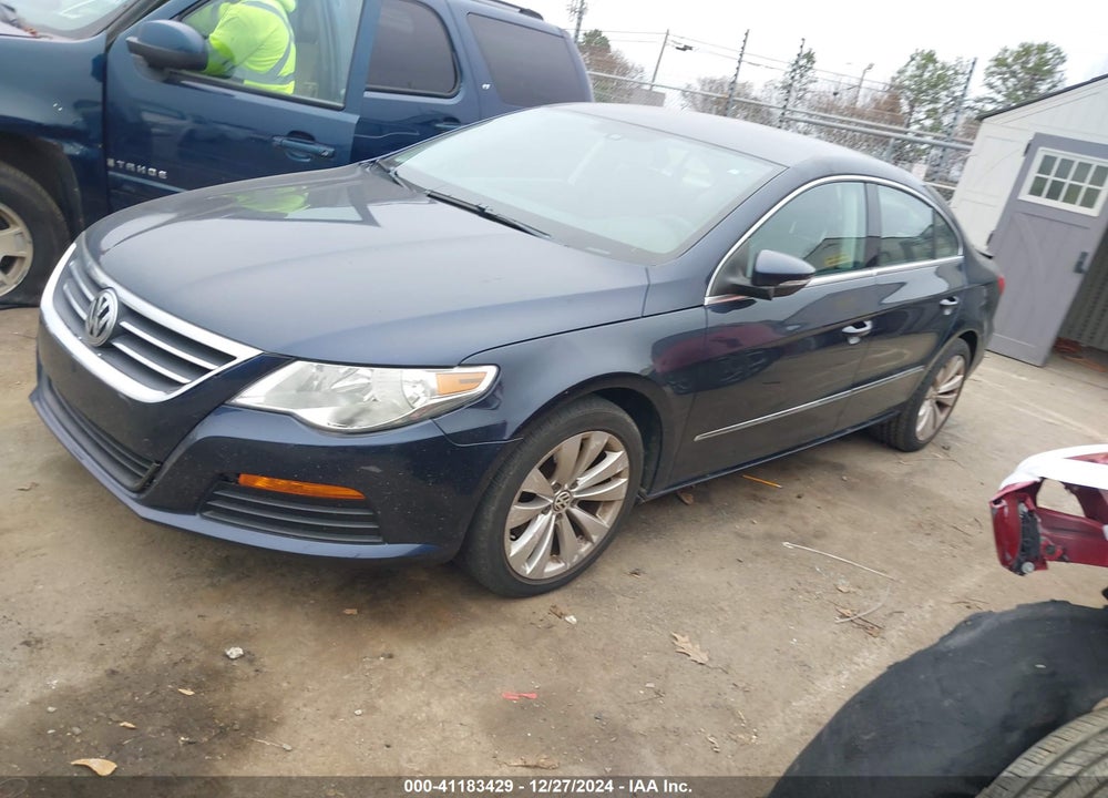 2012 VOLKSWAGEN CC SPORT VIN: WVWMN7AN5CE516240