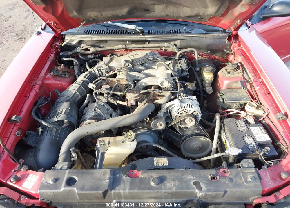 2000 FORD MUSTANG VIN: 1FAFP4044YF192621