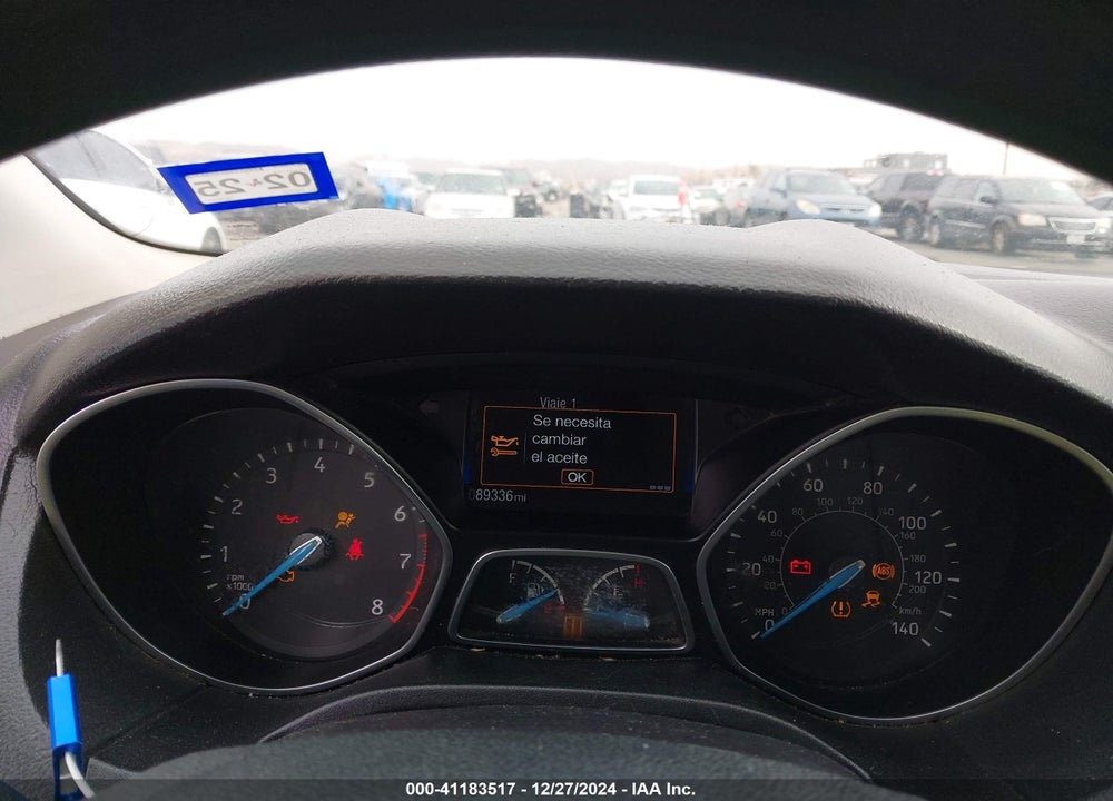 2016 FORD FOCUS VIN: 1FADP3E26GL360414