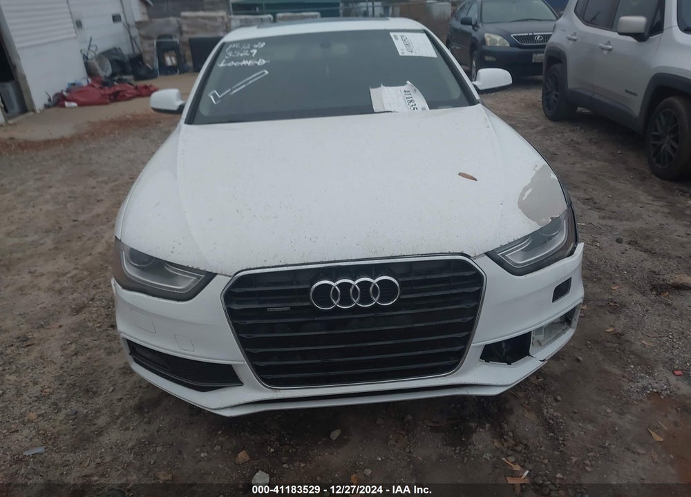 2014 AUDI A4 2.0T PREMIUM VIN: WAUBFAFL2EN032681
