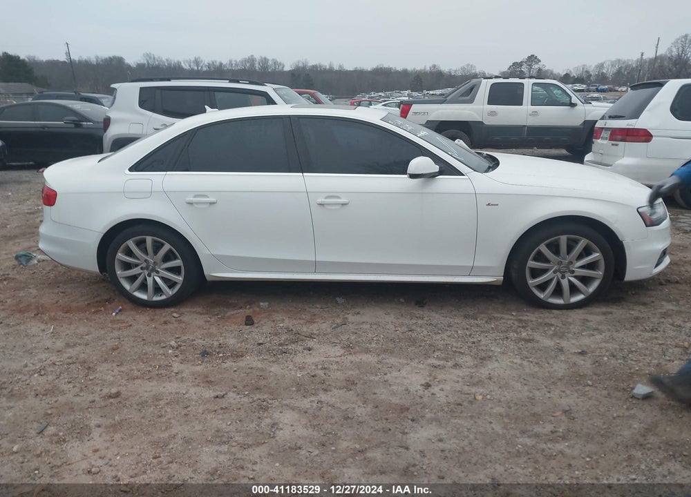 2014 AUDI A4 2.0T PREMIUM VIN: WAUBFAFL2EN032681