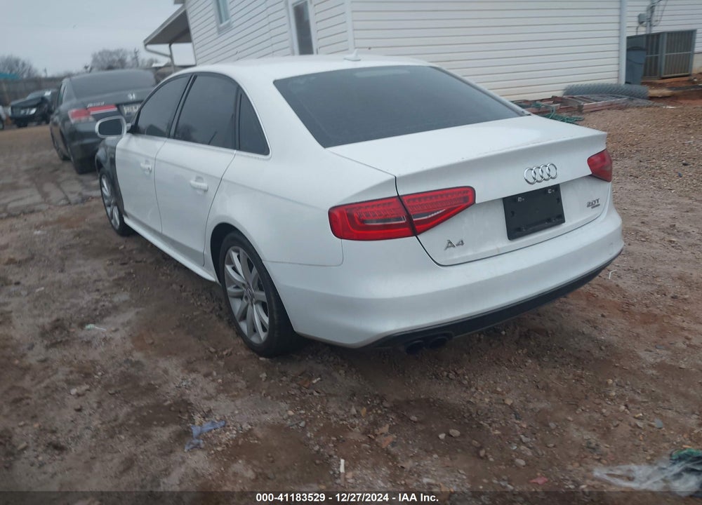 2014 AUDI A4 2.0T PREMIUM VIN: WAUBFAFL2EN032681