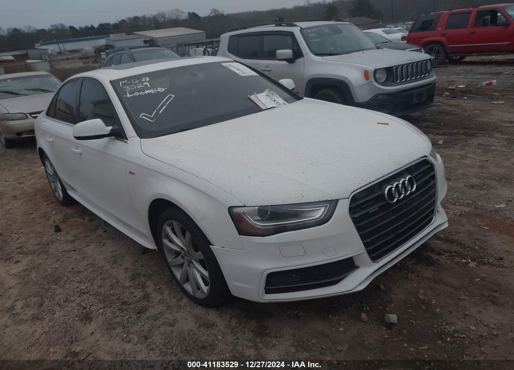 2014 AUDI A4 2.0T PREMIUM VIN: WAUBFAFL2EN032681