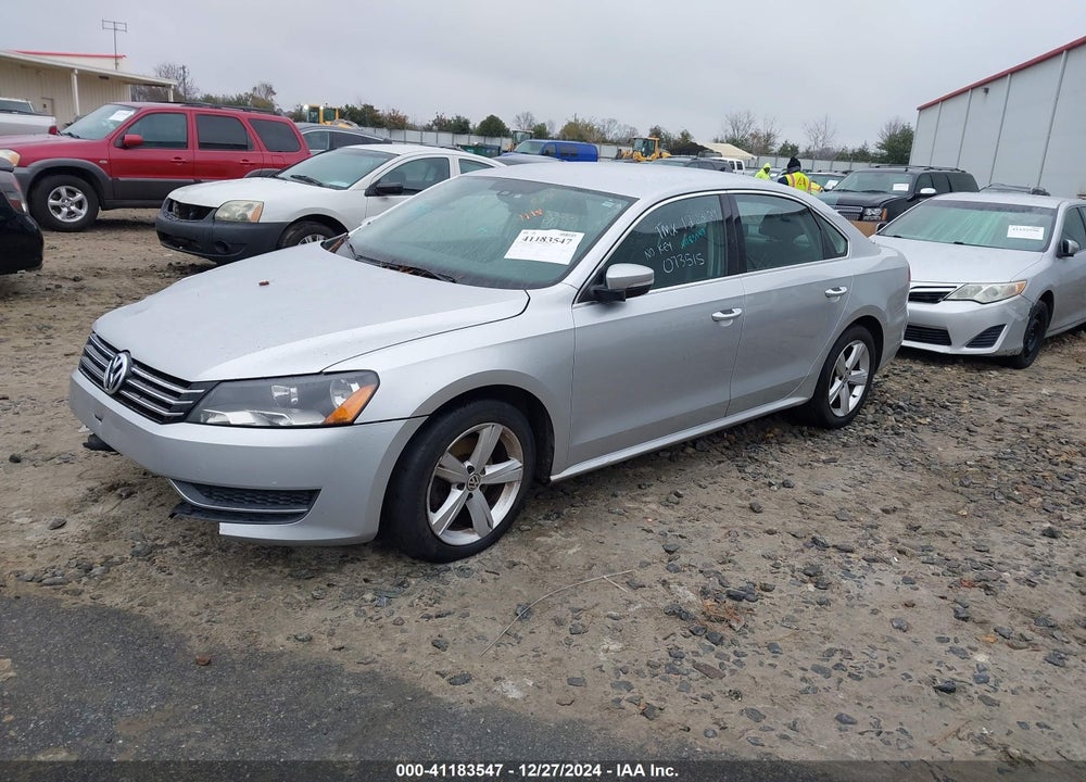 2013 VOLKSWAGEN PASSAT 2.5L SE VIN: 1VWBP7A31DC073515