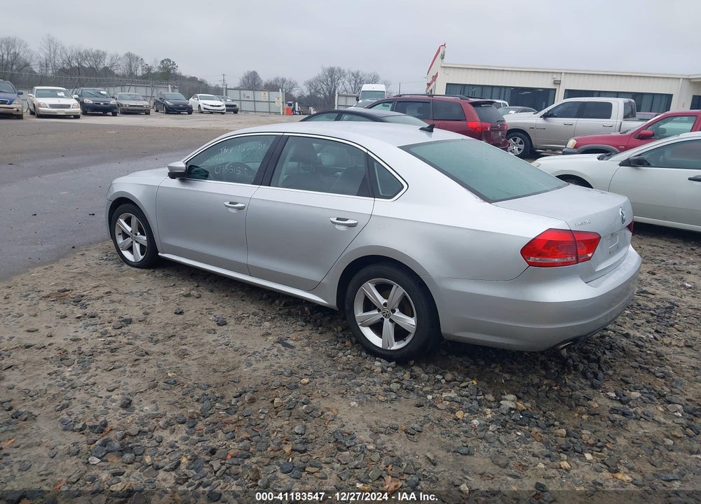 2013 VOLKSWAGEN PASSAT 2.5L SE VIN: 1VWBP7A31DC073515