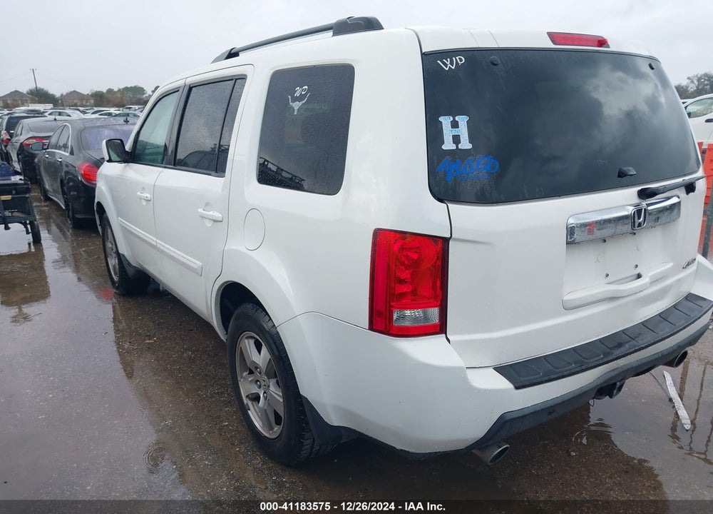 2009 HONDA PILOT EX-L VIN: 5FNYF48529B012657