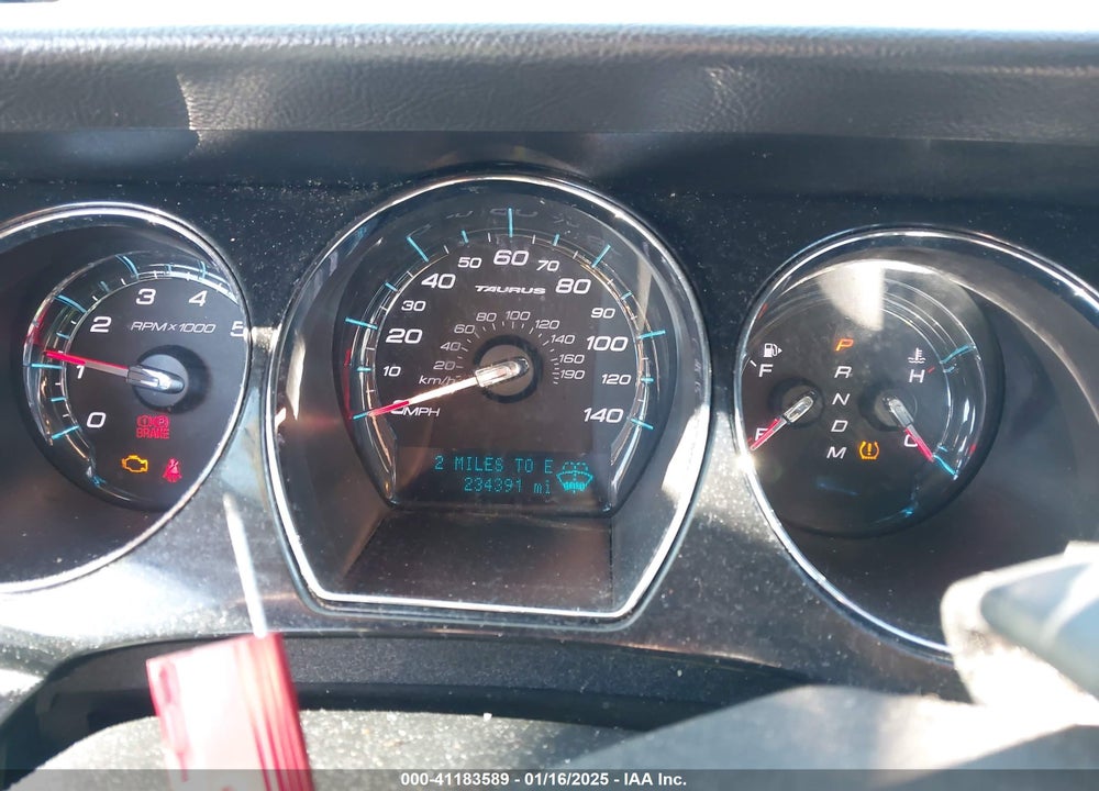 2011 FORD TAURUS VIN: 1FAHP2FW6BG161233