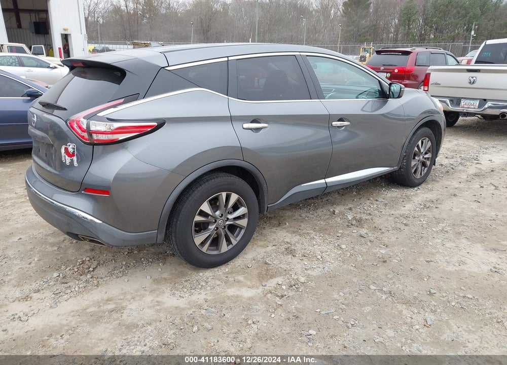 2016 NISSAN MURANO PLATINUM/S/SL/SV VIN: 5N1AZ2MG2GN114863