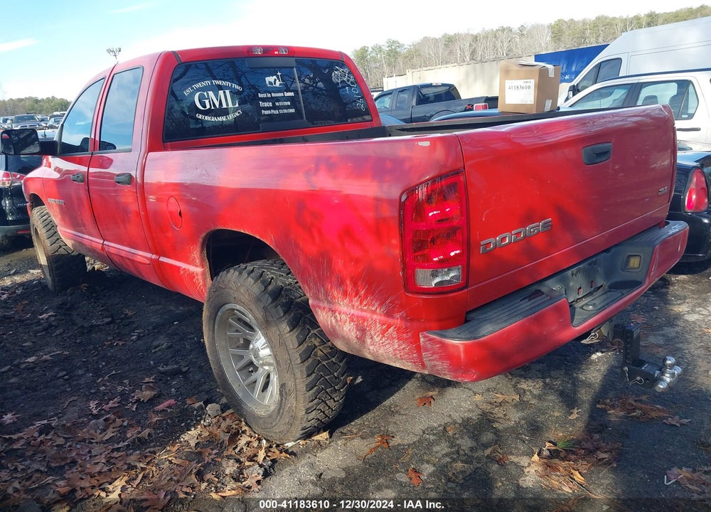 2004 DODGE RAM 1500 SLT/LARAMIE VIN: 1D7HA18D64J261006