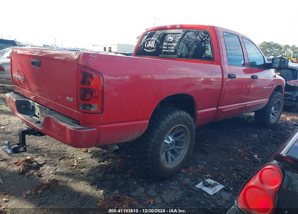 2004 DODGE RAM 1500 SLT/LARAMIE VIN: 1D7HA18D64J261006