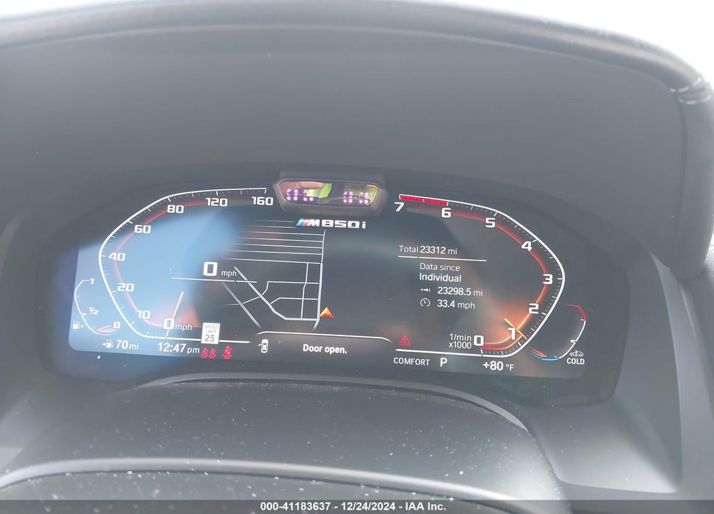 2022 BMW M850I XDRIVE VIN: WBAFY4C04NCJ99093