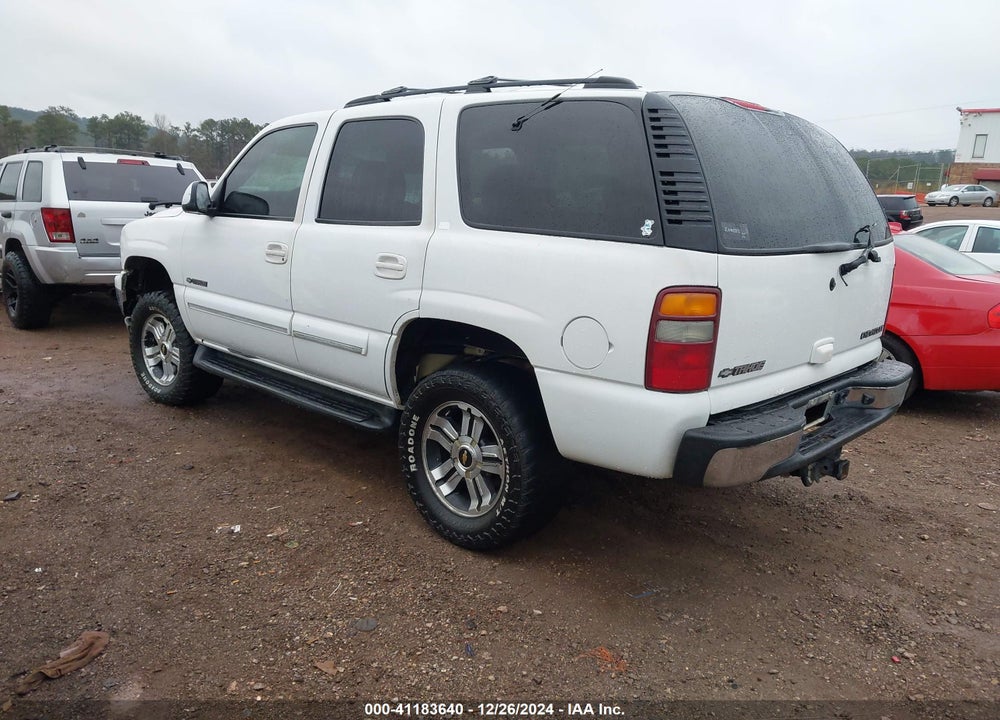 2001 CHEVROLET TAHOE LT VIN: 1GNEC13T71J168343