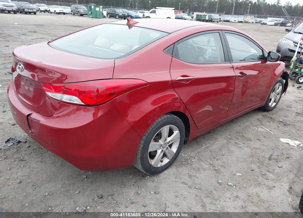 2013 HYUNDAI ELANTRA GLS VIN: KMHDH4AE3DU866281