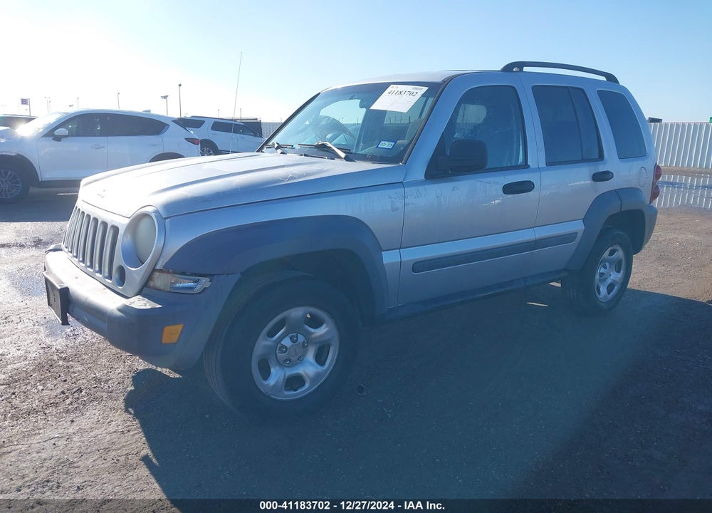 2005 JEEP LIBERTY SPORT VIN: 1J4GK48K75W694562