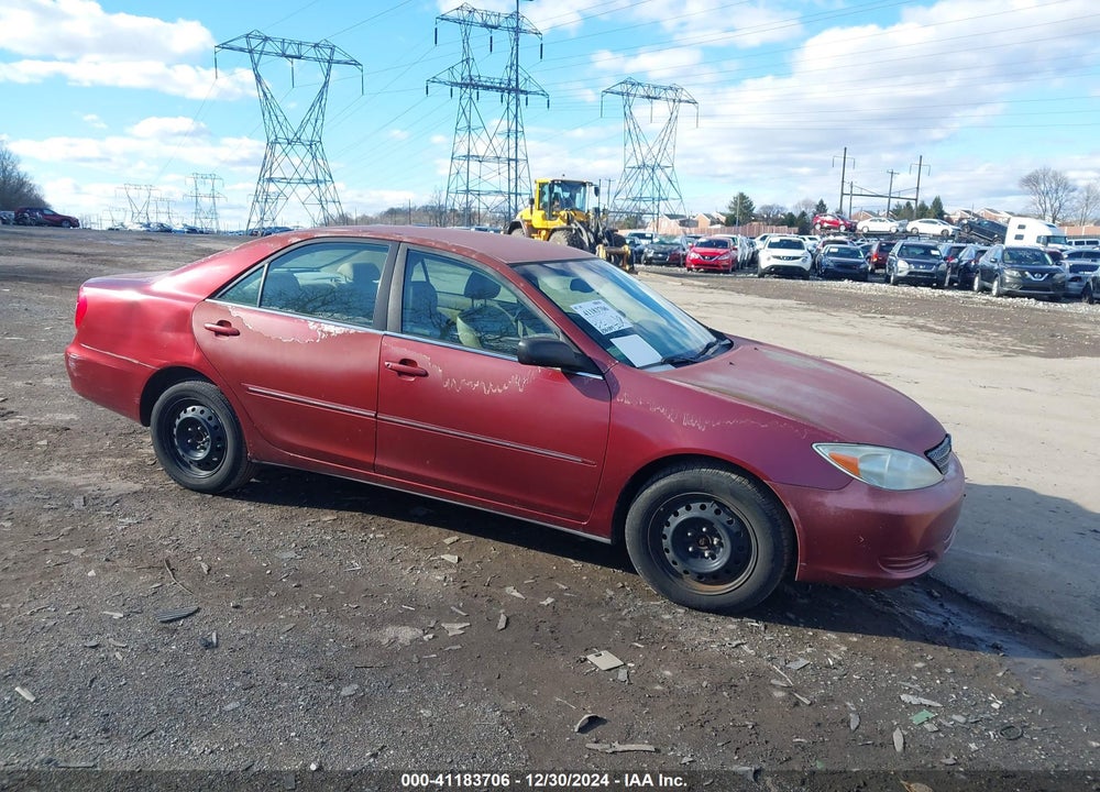 2002 TOYOTA CAMRY XLE VIN: 4T1BE30K12U001730