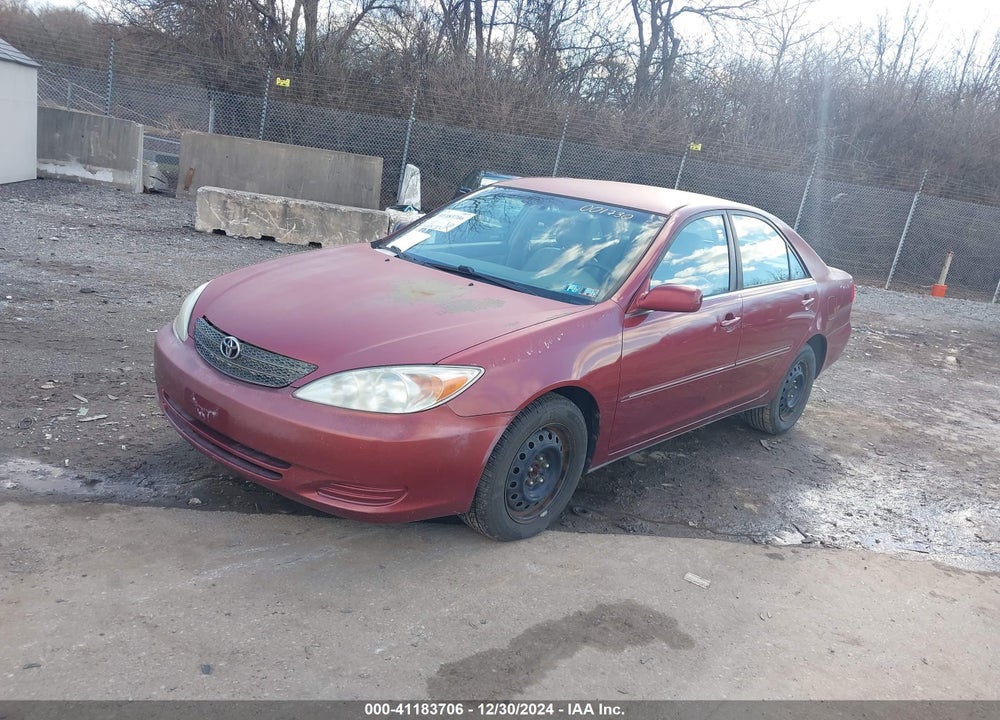 2002 TOYOTA CAMRY XLE VIN: 4T1BE30K12U001730