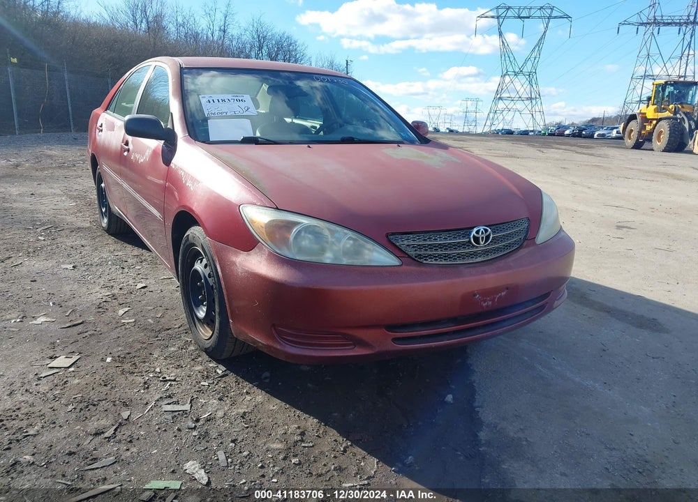 2002 TOYOTA CAMRY XLE VIN: 4T1BE30K12U001730