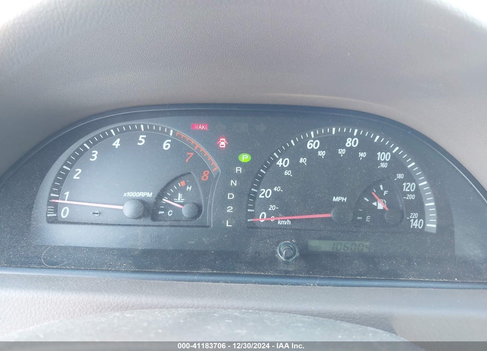 2002 TOYOTA CAMRY XLE VIN: 4T1BE30K12U001730