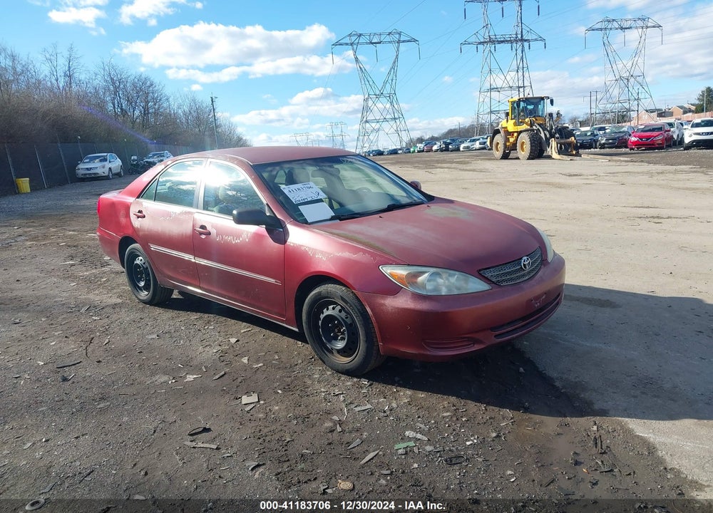 2002 TOYOTA CAMRY XLE VIN: 4T1BE30K12U001730