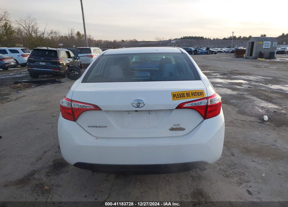 2016 TOYOTA COROLLA VIN: 5YFBURHE2GP449830