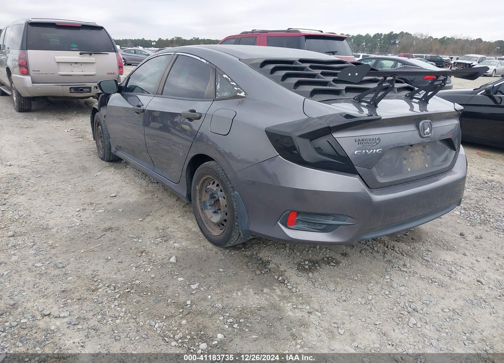 2017 HONDA CIVIC LX VIN: 19XFC2F54HE000568