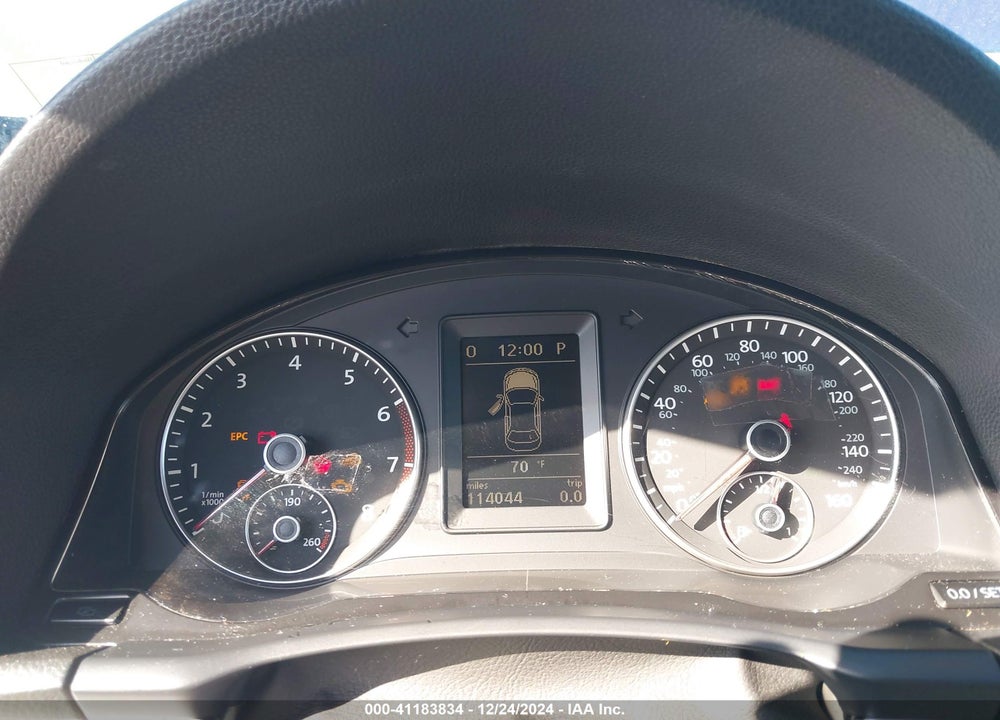2012 VOLKSWAGEN EOS KOMFORT VIN: WVWBW7AH3CV011117