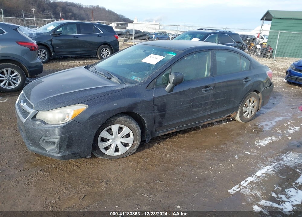 2012 SUBARU IMPREZA 2.0I VIN: JF1GJAA69CH012437