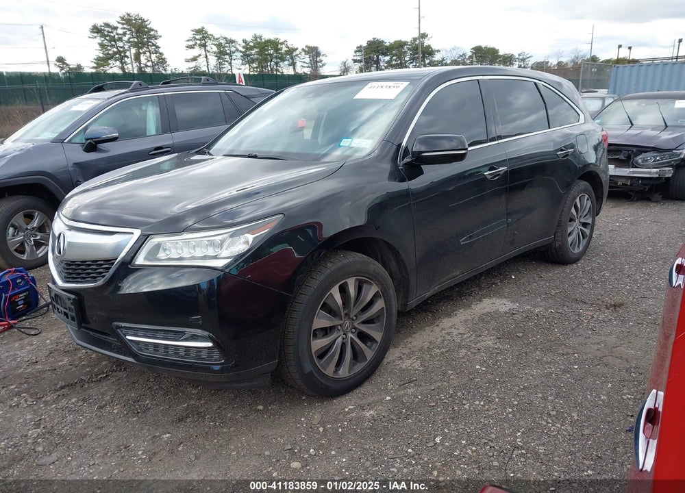 2014 ACURA MDX TECHNOLOGY PACKAGE VIN: 5FRYD4H40EB001257