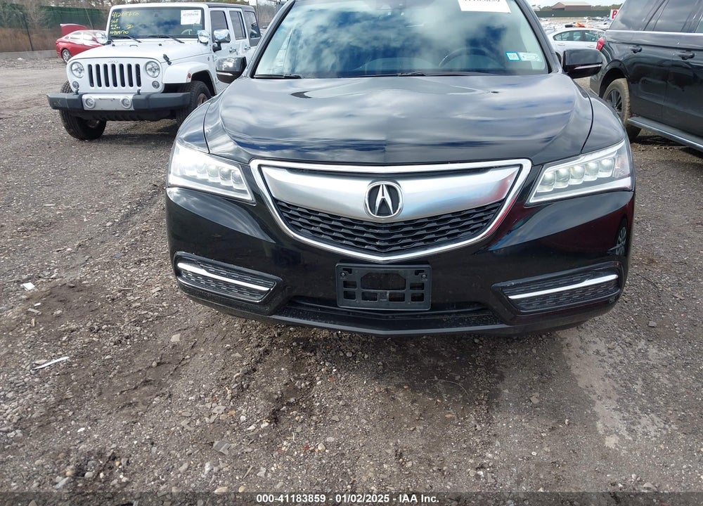 2014 ACURA MDX TECHNOLOGY PACKAGE VIN: 5FRYD4H40EB001257
