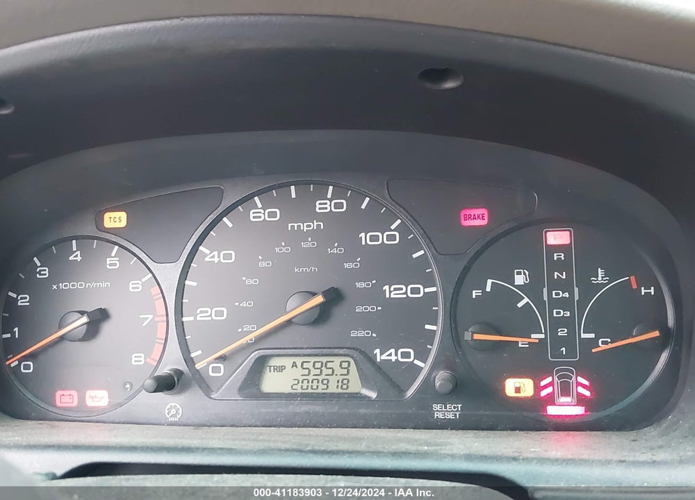 2001 HONDA ODYSSEY EX VIN: 2HKRL186X1H595344