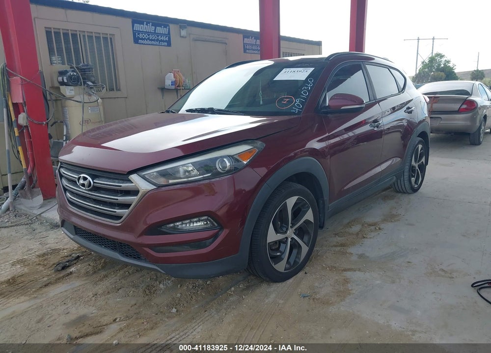 2016 HYUNDAI TUCSON LIMITED VIN: KM8J33A22GU142426