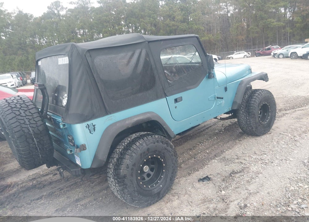 1995 JEEP WRANGLER / YJ SE VIN: 1J4FY29SXSP216056