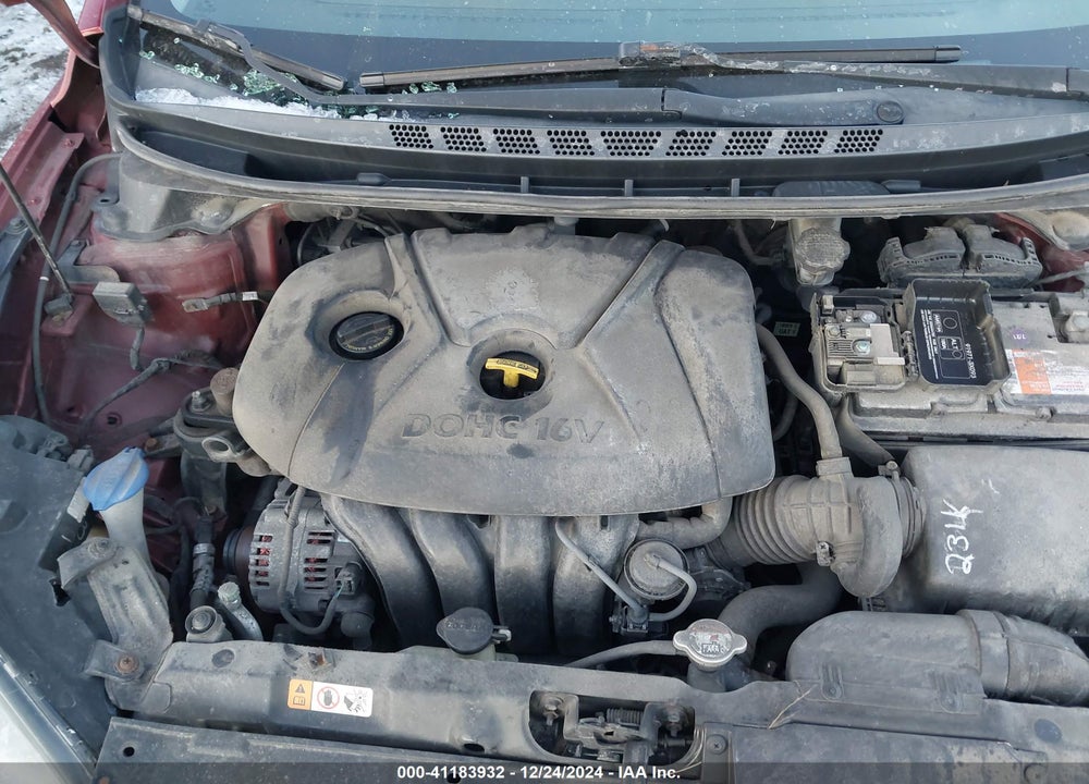 2014 HYUNDAI ELANTRA SE VIN: 5NPDH4AE9EH542736