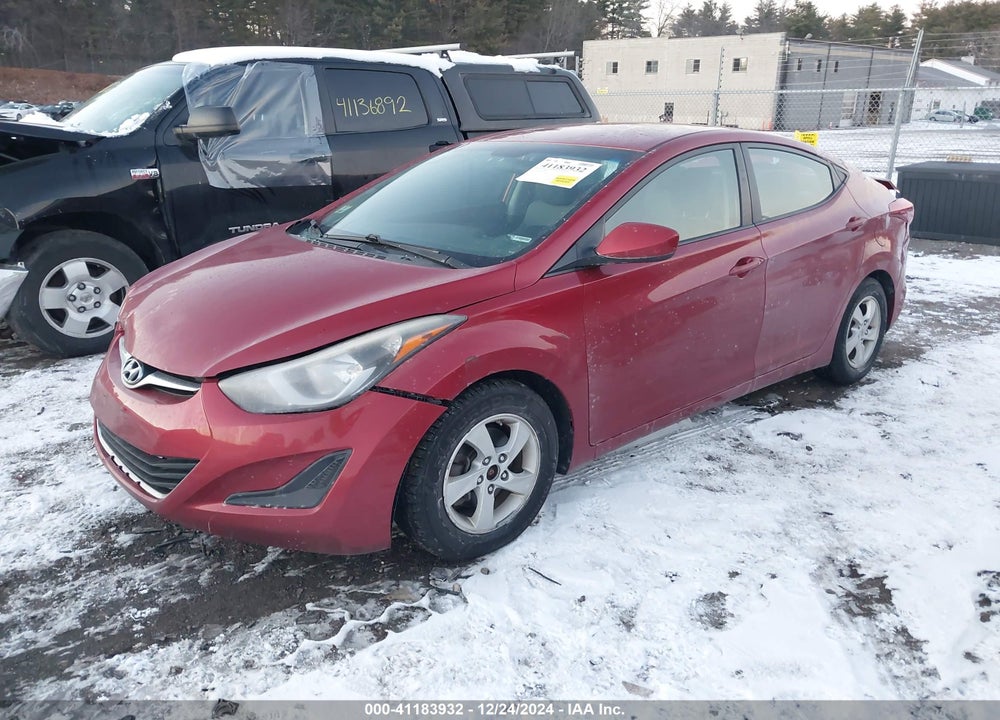 2014 HYUNDAI ELANTRA SE VIN: 5NPDH4AE9EH542736
