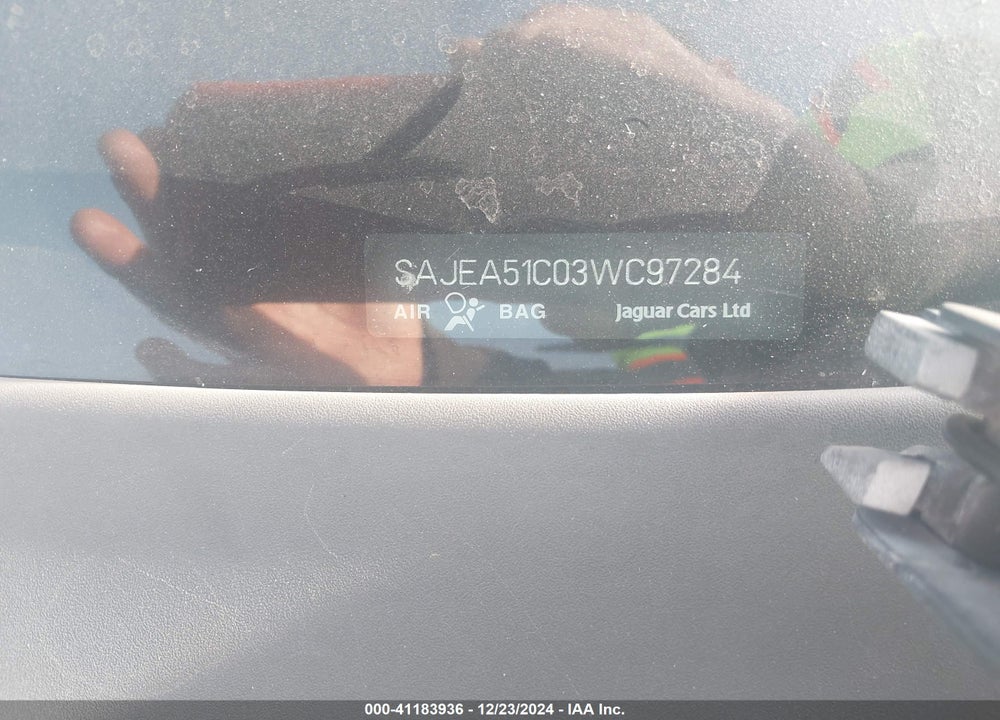 2003 JAGUAR X-TYPE 3.0 VIN: SAJEA51C03WC97284